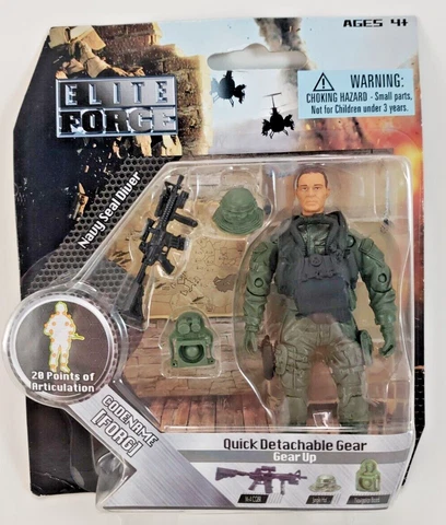 NEW Elite Force 1/18 Navy Seal Diver Codename FORG -MOC Cover