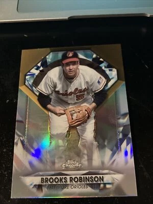 2022 Topps Chrome Update Brooks Robinson Diamond Greats - Image 1 of 2