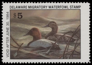 1983 Delaware State Duck Stamp Mint Never Hinged. Original Gum - Picture 1 of 1