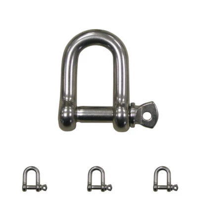 REINARTZ Schäkel kurze Form Edelstahl Rundschäkel V4A Ankerschäkel VA Kurzschäkel Maritim