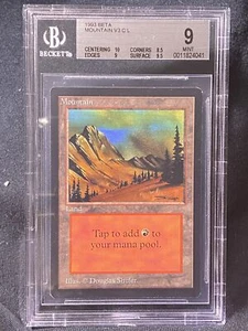 Mountain (Dirt) - BGS 9.0 #11824041 Graded - Beta - MTG Seattle - Bild 1 von 1