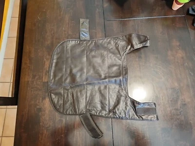 Куртка для собаки Coach кожаная коричневая размер средний подлинная - Изображение 1 из 4