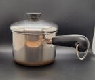 Revere Ware 1 1/2 Qt Quart Pot Stainless Sauce Pan W/ Lid Usa Made Rome, Ny