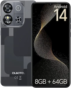 OUKITEL C57S telefono cellulare sbloccato Android 14-8 GB RAM 64 ROM/128 GB telefono cellulare - Foto 1 di 8