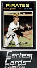 Dave Giusti 1971 Topps #562  Pittsburgh Pirates TTM/IP Signed Autographed