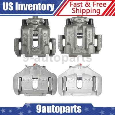 Pinzas de freno de disco delanteras traseras con soporte para BMW 335is 2011 2012 2013 4 un. Foto 1 de 4