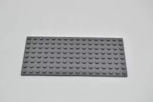 LEGO Bauplatte neues dunkelgrau Dark Bluish Gray Plate 8x16 92438 - Bild 1 von 2