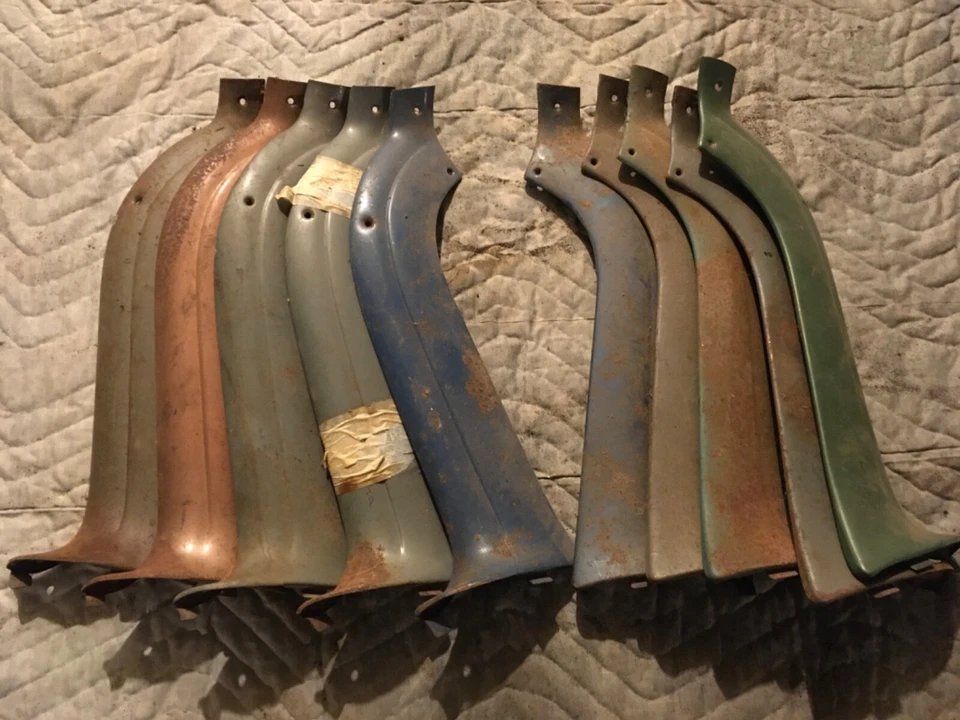 PAR DE MOLDURAS PASTILLAS INTERIORES CHEVROLET EL CAMINO 1959, 1960, SEDÁN Foto 1 de 1