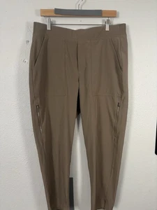 ATHLETA Brooklyn Ankle Utility Pants Women's Size 14 Brownstone Beige - Picture 1 of 6