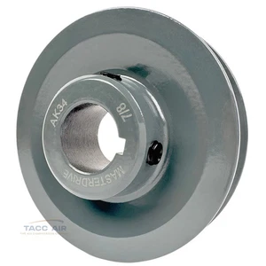 AK34-7/8 Puleggia a scanalatura singola in ghisa 3,5" sezione A cinghia a V 4L 7/8" foro albero - Foto 1 di 4