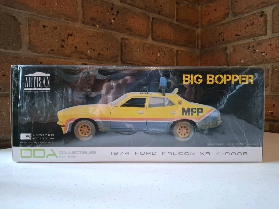 1:18 FORD XB FALCON MFP MAD MAX SEDAN V8 Big Booper 1974 Dirty Version  - Image 1 of 4
