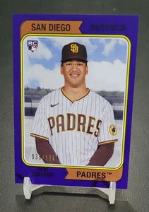 2020 Topps Archives #184 Trent Grisham Purple #/175 Rookie Yankees CLEAN SP - Bild 1 von 2