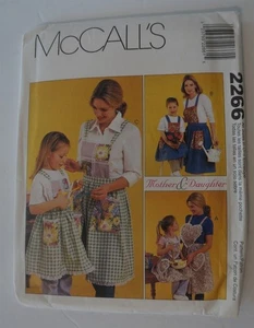McCalls 2266 Apron Girls Adults Garden Kitchen Craft Sewing Pattern - Picture 1 of 2