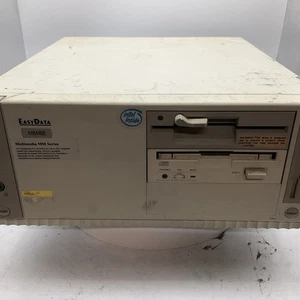 Easy Data MM400 Vintage Computer 3 Drive Bays Powers On No HDD Untested Read - Picture 1 of 12