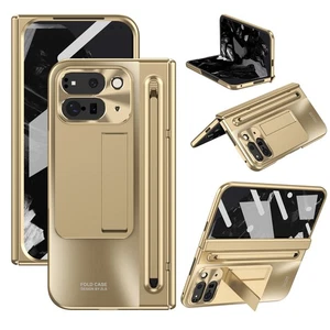 For Google Pixel 9 Pro Fold Hard PC Case with Stylus Screen Protector Pen Holder - Picture 1 of 13