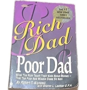 Rich Dad Poor Dad Rich Teach Kids Money Robert Kiyosaki Paperback Book  - Bild 1 von 2