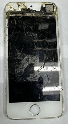 Apple iPhone 5S White Screen Broken Phone Not Turning on Phone for Parts Only - Image 1 of 2