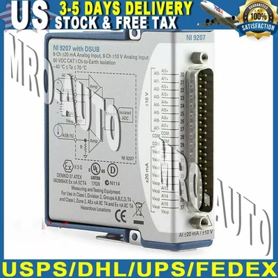 National Instruments️ New NI 9207 NI-9207 Analog Input Module - Image 1 of 3
