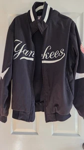 Vintage Men’s New York Yankees Navy Therma Base Bomber Jacket Size XL Majestic  - Picture 1 of 17