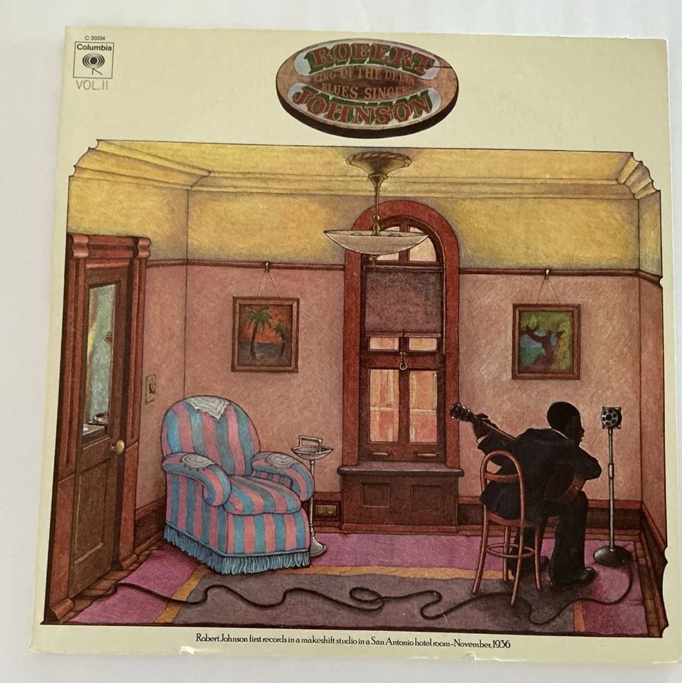 Robert Johnson - King of the Delta Blues Singers Vol.II-1st Press 1A/1B Mono - Image 1 of 4