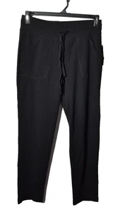 Pantalone da lavoro atletico donna piccolo 4-6 nero fuliggine core maglia con tasche NUOVO - Foto 1 di 10