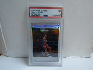 PSA 5 2007-08 Topps cromo #23 Lebron James refractor/999 Cavaliers - Imagen 1 de 2