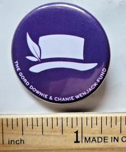 Gord Downie & Chanie Wenjack Fund Pin Button pinback badge - Picture 1 of 3