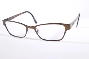 Karen Millen Eyeglasses KM 45 Women Brown Full Rim Metal Eyewear Glasses Frames - Picture 1 of 4