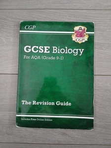 Grade 9-1 GCSE Biology: AQA Revision Guide with Online Edition By CGP Books - Picture 1 of 1