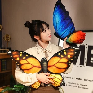 Home Sofa 3D Butterfly Pillow Simulation Stuffed Cushion Animal Plushies - Picture 1 of 12
