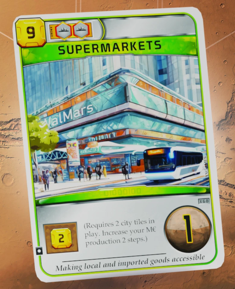 Terraforming Mars: Tarjeta Promocional Supermercados: ¡NUEVA Y COMO NUEVA! Foto 1 de 1