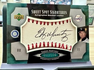 EDGAR MARTINEZ 2004 SWEET SPOT STITCH SIGNATURES AUTOGRAPH /175. Seatt Mariners. - Picture 1 of 3