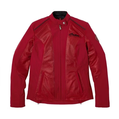 Indian Motorcycle Women's Austin Mesh Jacket, Red - Image 1 of 4