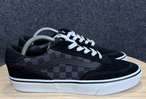 Vans Mens 9.5 Brooklyn Skate shoes worn once Black/Checkerboard/Grey - Picture 1 of 11
