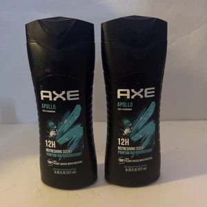 Axe Apollo Sage & Cedarwood 12H Refreshing Scent Body Wash 16 Fl Oz (Pack of 2) - Picture 1 of 2