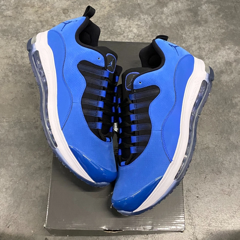 Talla 12 - Jordan Comfort Air Max 10 LTR Varsity Royal Negro Blanco 442090-401 Nuevo Foto 1 de 4