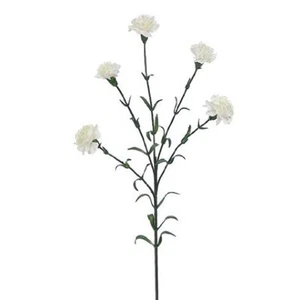 Mini Carnation Artificial Spray - 27.5" - White - Picture 1 of 1