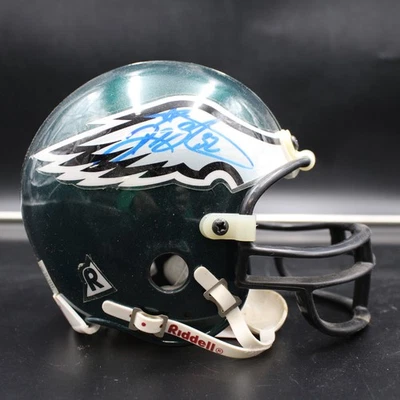 Ricky Watters/Irving Fryar Firmado Riddell Min Casco Águilas Autógrafo ZJ18630 Foto 1 de 4