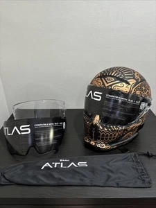 New Ruroc Atlas 4.0 El Cobre Motorcycle Helmet (S) Small w/ Extra Visors *READ* - Picture 1 of 19