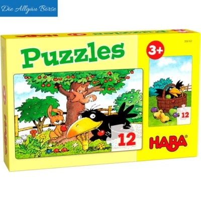 Haba 306163 Puzzles Obstgarten 12 Teile 2 Motive 3 Jahre Motorik  Neu OVP - Bild 1 von 4