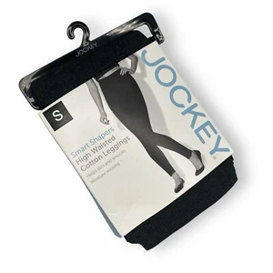 NWT Women's Jockey Smart Shapers Cotton Leggings Size Small Graphite Heather - Picture 1 of 2