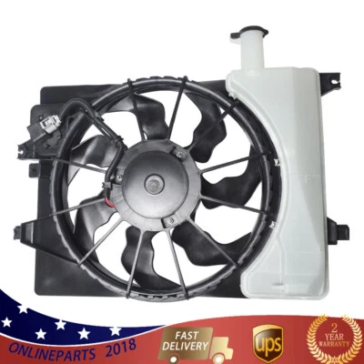 Conjunto de ventilador de refrigeração radiador Hyundai Elantra Hybird 2014-2016 TYC623510 - Imagem 1 de 4