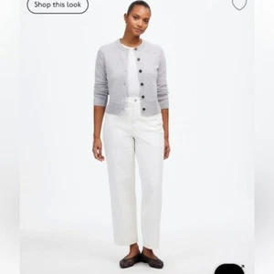 Madewell The Curvy Perfect Vintage Jeans in Tile White - Größe 33 - Bild 1 von 11