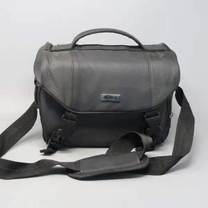 Bolso para cámara Nikon DSLR negro hebillas acolchado ajustable hombro - Imagen 1 de 3