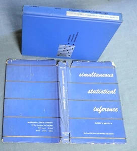 SIMULTANEOUS STATISTICAL INFERENCE BY RUPERT G. MILLER, JR. 1966 HC - Picture 1 of 7