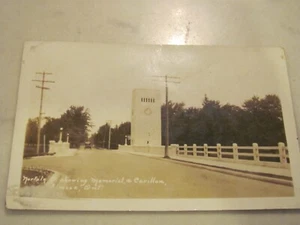 Norfolk St Showing memorial Carillon Simcoe Ontario Canada Photo Postcard Vtg - Picture 1 of 2