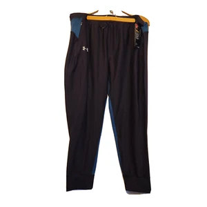 Under Armour Women's ColdGear Reactor Run Jogger Blue Teal Size Large L Fitted - Picture 1 of 9