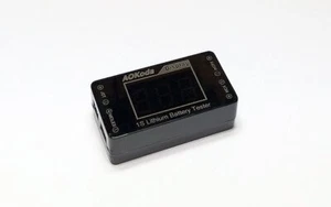 AOKoda AOK-041 1S LiPo RC Model Battary Voltage Tester Checker BK598 - Picture 1 of 3