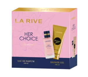 Geschenkset La Rive Her Choice EDP  100ml Parfüm + Duschgel 100ml  Geschenk Neu - Bild 1 von 2