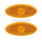 Renault Master Side Marker Lens Light Lamp Amber Orange Repeater 2pc 2010 Onward